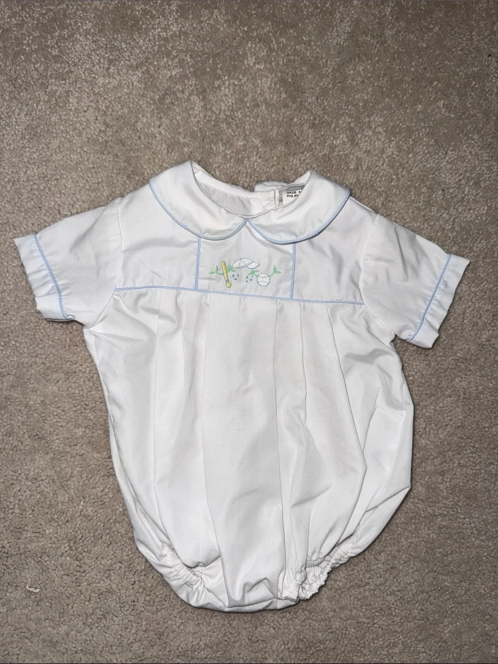 Petit Ami Baby Boy Baseball Bubble